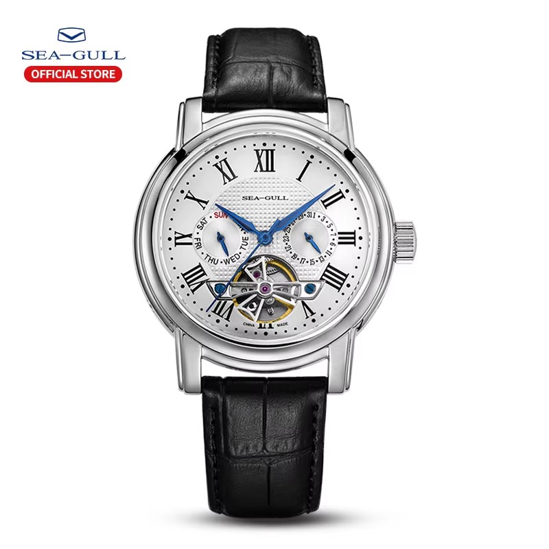 Seiko Watch Presage - SEAGULL 高級腕時計 ビジネス 防水 男性用時計 日付表示