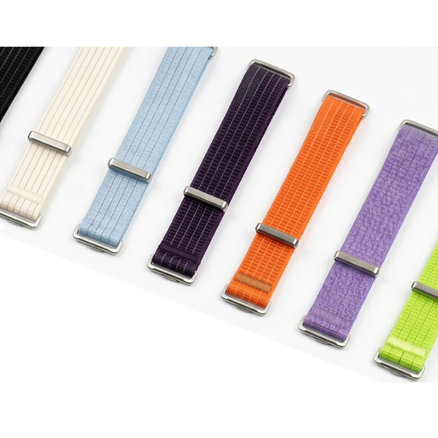 18mm、20mm、22mmの通気性ナイロン製スポーツループ - Sport Loop Velcro のレビューと価格