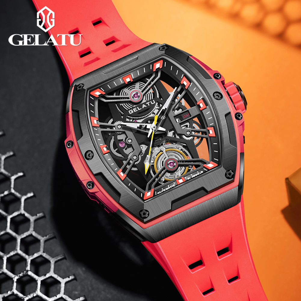 GELATU 6012 メンズ腕時計 ホローアウト 自動巻き - Omega Watch Constellation のレビューと価格