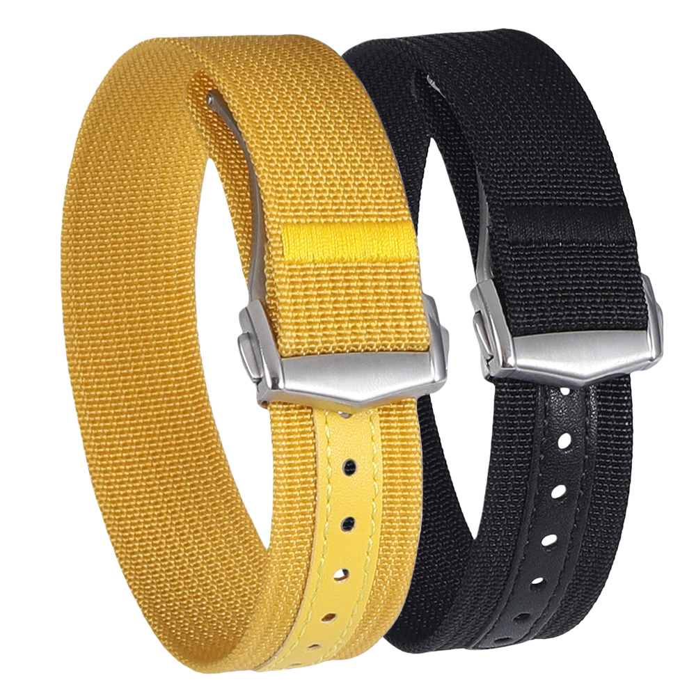 折りたたみバックルナイロン時計バンドキャンバス時計ストラップ - Nato Strap Nylon のレビューと価格