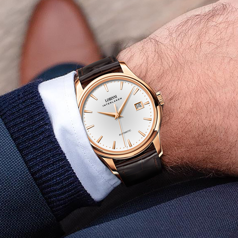 LOBINNI L12026 メンズ機械式時計 ST2130 - Omega Watch Constellation のレビューと価格
