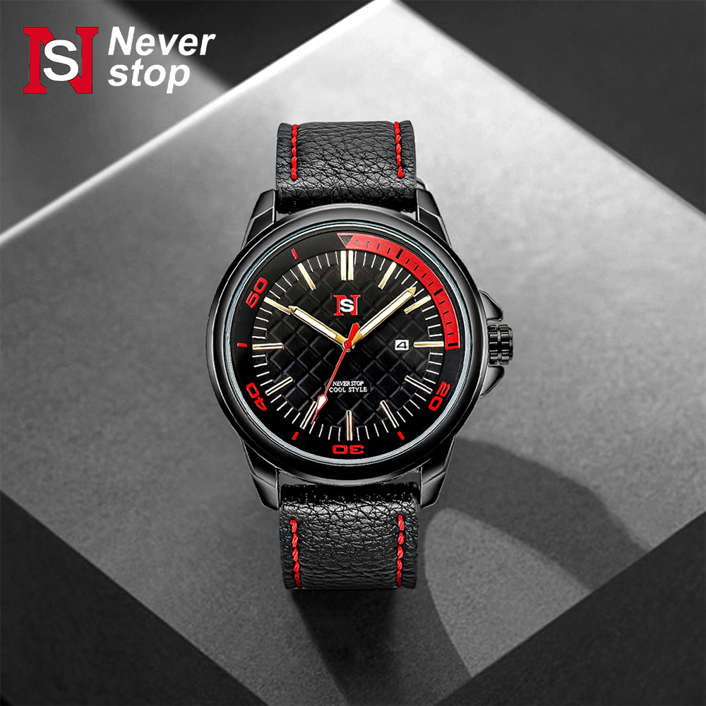 Ns-メンズレザーウォッチ、シンプル、ファッション、アウトド - Suede Strap Watch のレビューと価格