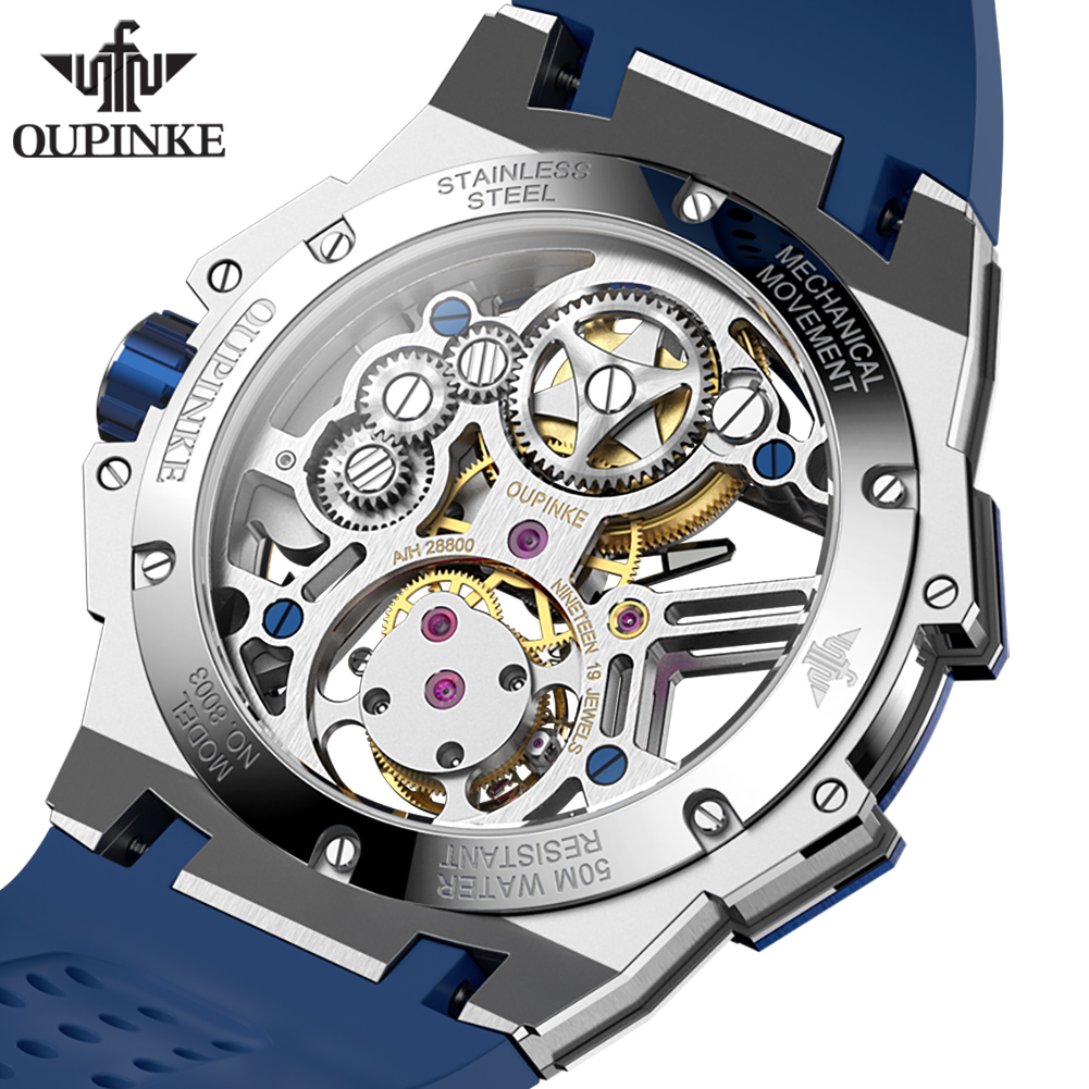 OUPINKE 8003 リアルトゥールビヨン腕時計自動機械 - Omega Watch Constellation のレビューと価格
