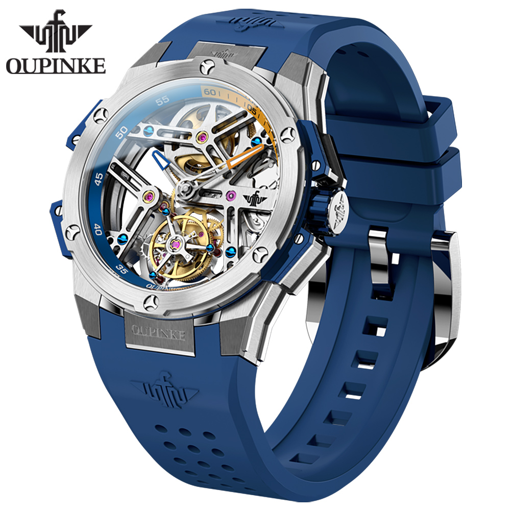 OUPINKE 8003 リアルトゥールビヨン腕時計自動機械 - Omega Watch Constellation のレビューと価格