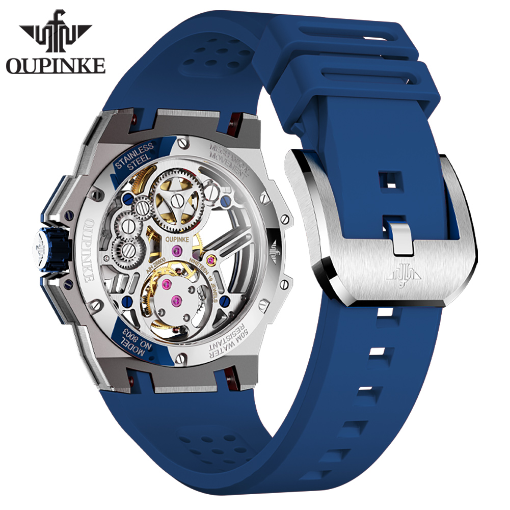 OUPINKE 8003 リアルトゥールビヨン腕時計自動機械 - Omega Watch Constellation のレビューと価格